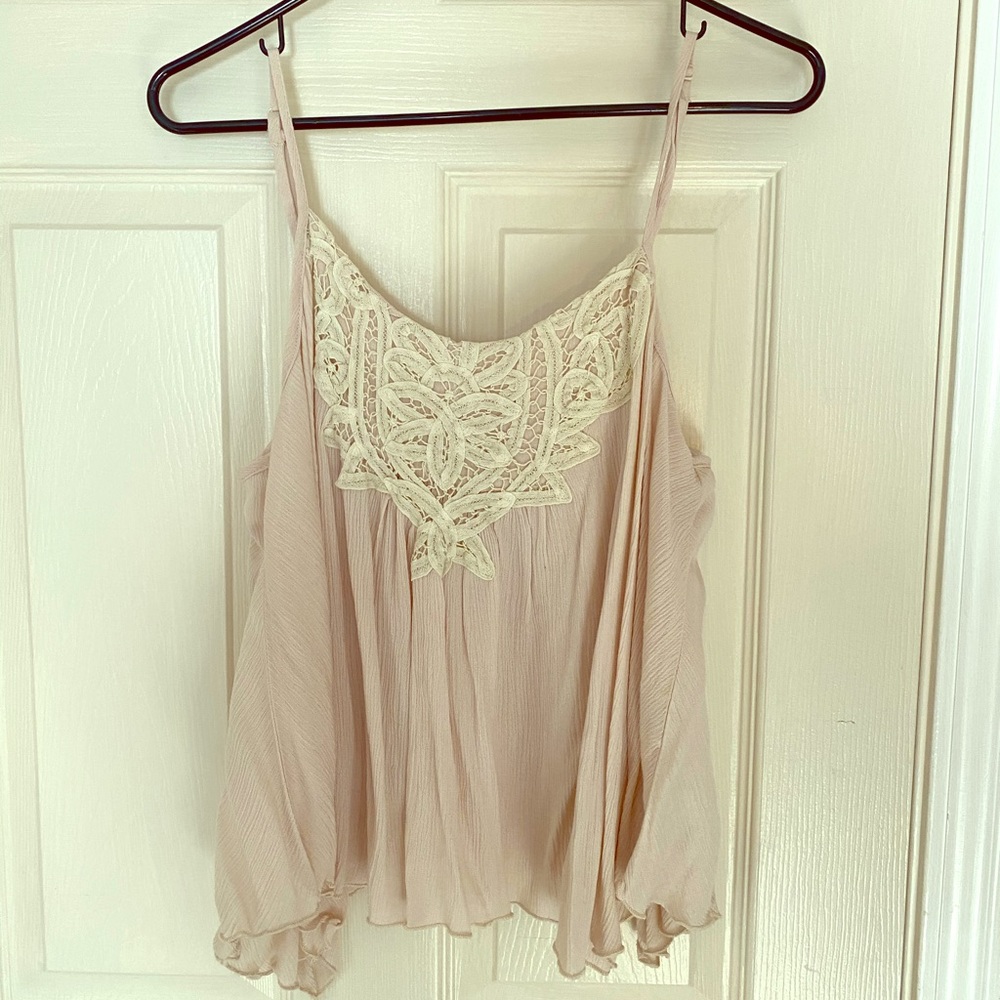 Tan blouse